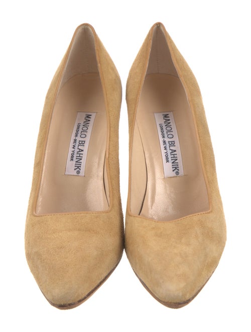 Manolo Blahnik Suede Pumps