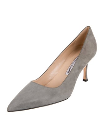 Manolo Blahnik Suede Pumps