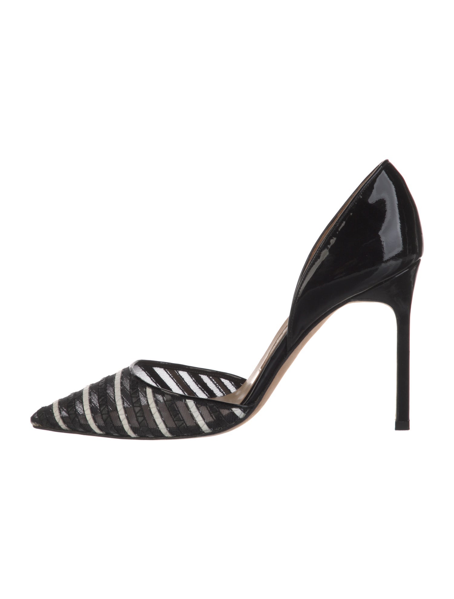 Manolo Blahnik Patent Leather D'Orsay Pumps