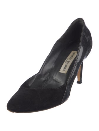 Manolo Blahnik Suede Pumps