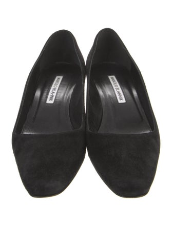Manolo Blahnik Suede Pumps