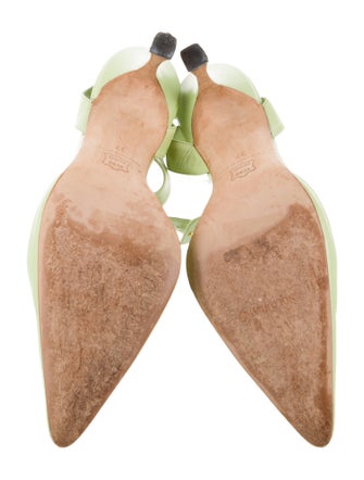 Manolo Blahnik Leather Mules