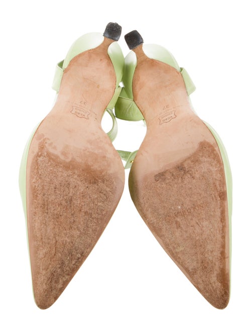 Manolo Blahnik Leather Mules