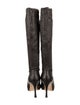 Manolo Blahnik Snakeskin Sock Boots