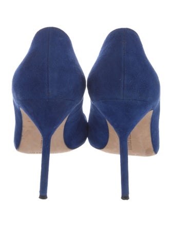 Manolo Blahnik Suede Pumps
