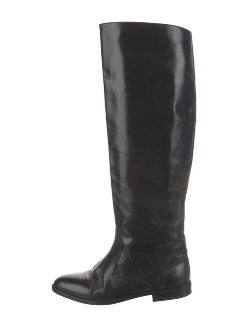 Manolo Blahnik Leather Riding Boots