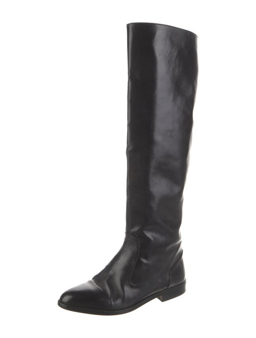 Manolo Blahnik Leather Riding Boots