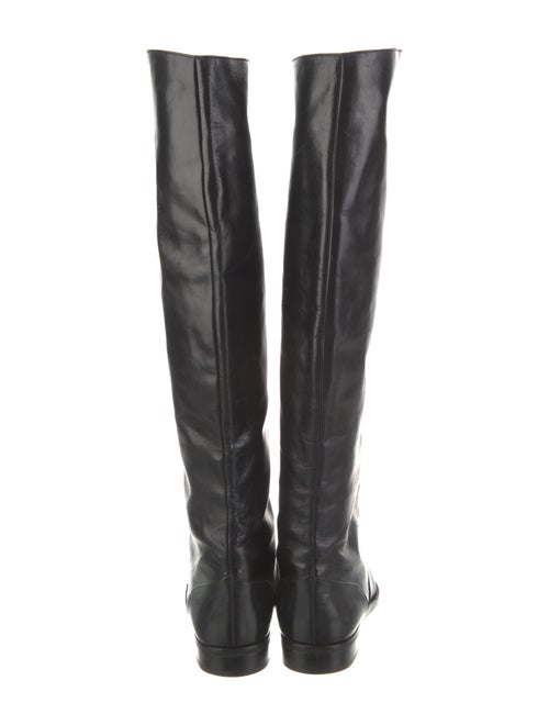 Manolo Blahnik Leather Riding Boots