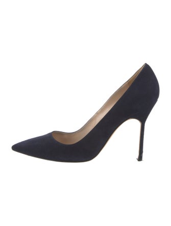 Manolo Blahnik Suede Pumps