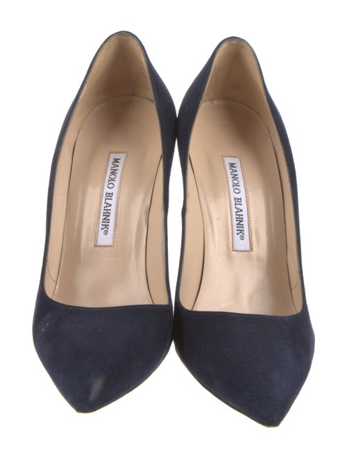Manolo Blahnik Suede Pumps