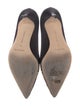 Manolo Blahnik Satin Patterned Pumps