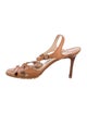 Manolo Blahnik Leather Slingback Sandals