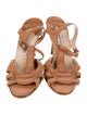 Manolo Blahnik Leather Slingback Sandals