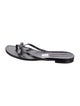 Manolo Blahnik Leather Slides