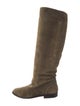 Manolo Blahnik Suede Riding Boots