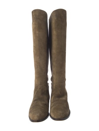 Manolo Blahnik Suede Riding Boots