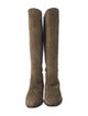 Manolo Blahnik Suede Riding Boots