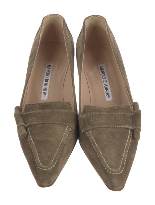 Manolo Blahnik Suede Pumps