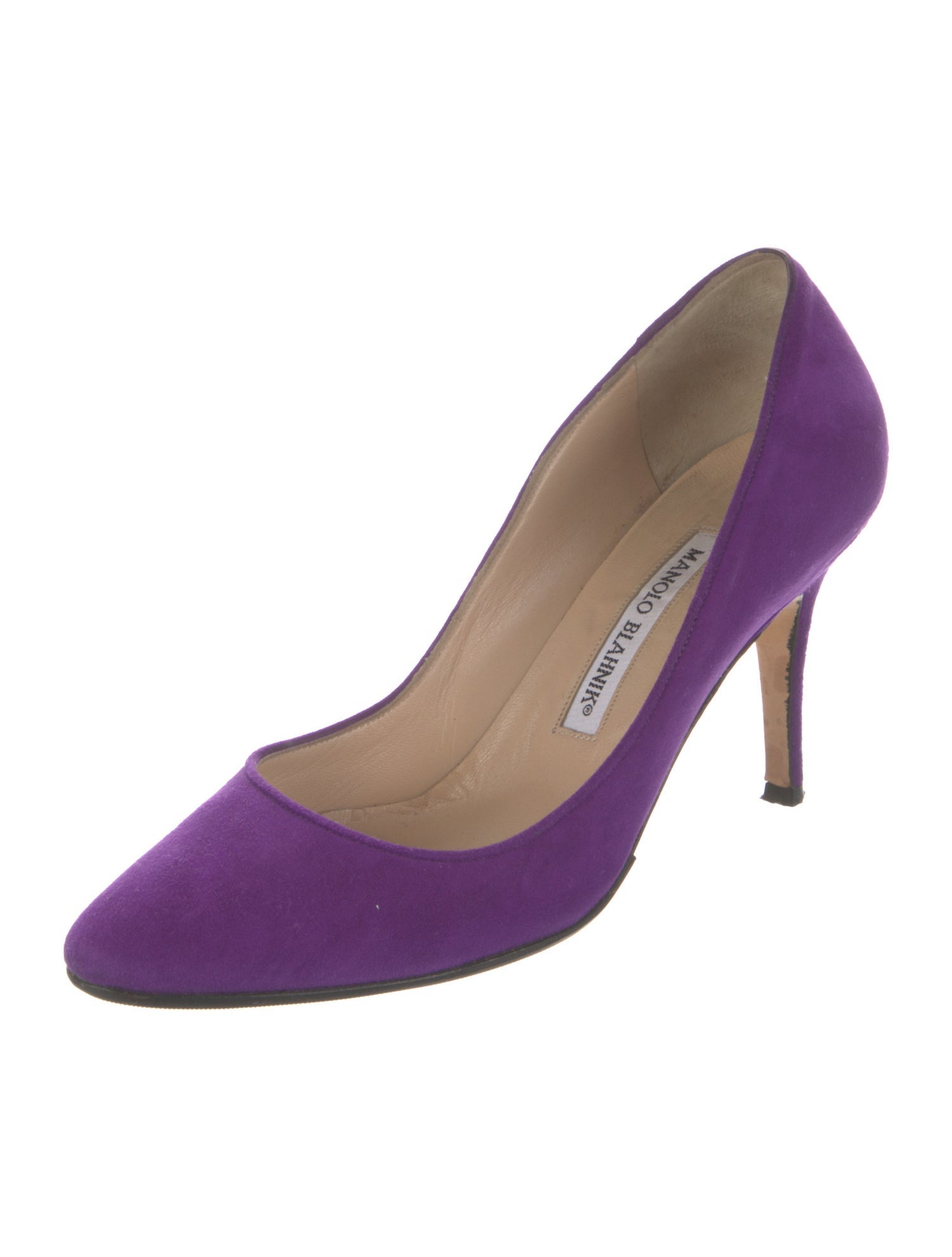 Manolo Blahnik Suede Pumps