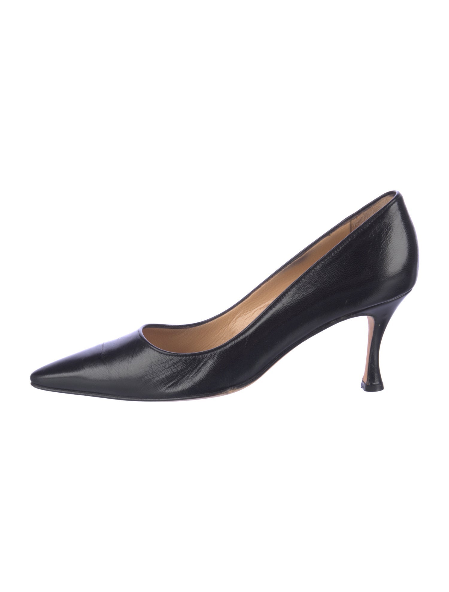 Manolo Blahnik Leather Pumps