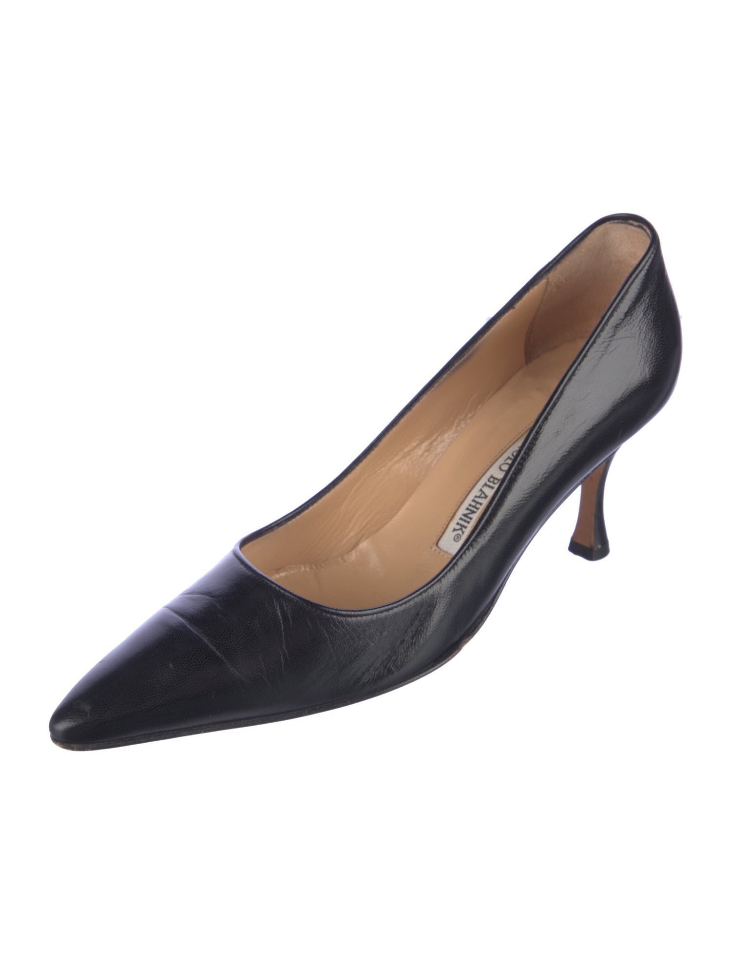 Manolo Blahnik Leather Pumps