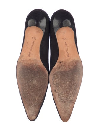 Manolo Blahnik Suede Pumps