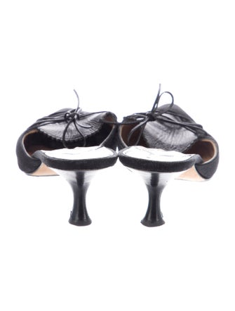 Manolo Blahnik Suede Mules