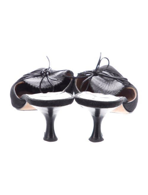 Manolo Blahnik Suede Mules