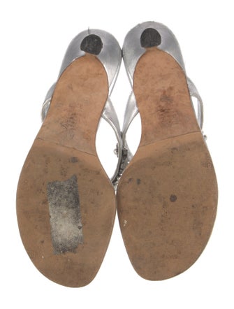 Manolo Blahnik Patent Leather Slides