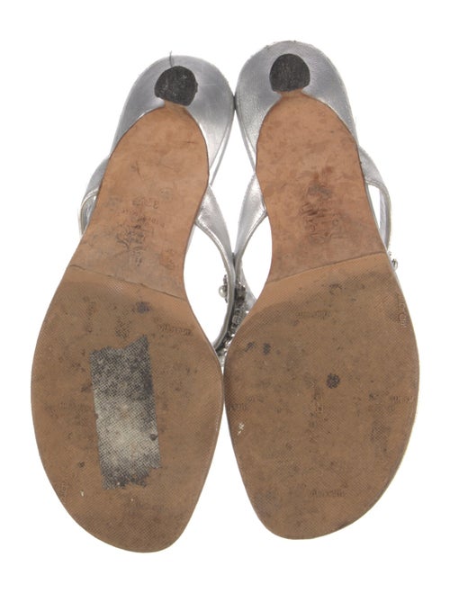 Manolo Blahnik Patent Leather Slides