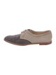 Manolo Blahnik Suede Oxfords