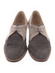 Manolo Blahnik Suede Oxfords