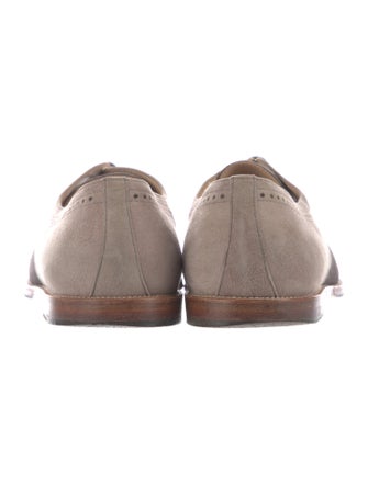 Manolo Blahnik Suede Oxfords