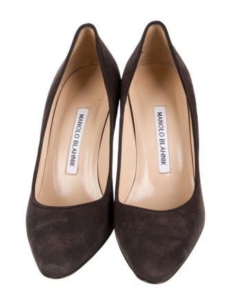 Manolo Blahnik Suede Pumps