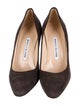 Manolo Blahnik Suede Pumps
