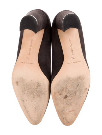 Manolo Blahnik Suede Pumps