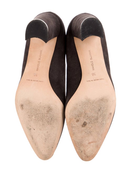 Manolo Blahnik Suede Pumps