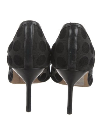 Manolo Blahnik Mesh Mesh Accents Pumps