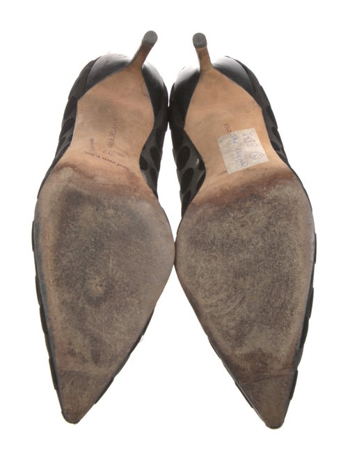 Manolo Blahnik Mesh Mesh Accents Pumps