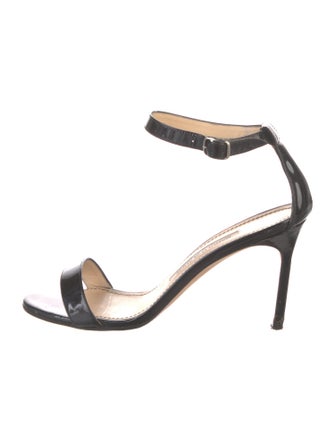 Manolo Blahnik Patent Leather Sandals