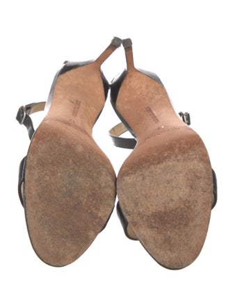 Manolo Blahnik Patent Leather Sandals