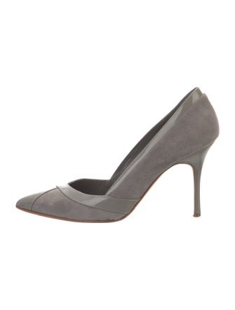 Manolo Blahnik Suede Pumps
