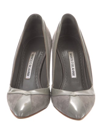 Manolo Blahnik Suede Pumps