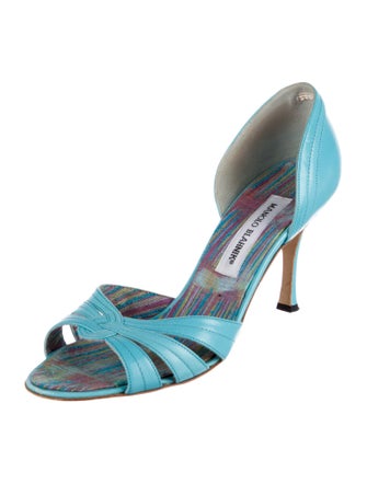 Manolo Blahnik Leather Sandals