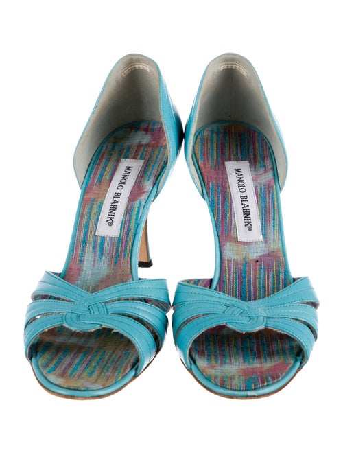 Manolo Blahnik Leather Sandals