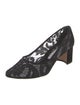 Manolo Blahnik Lace Lace Pattern Pumps