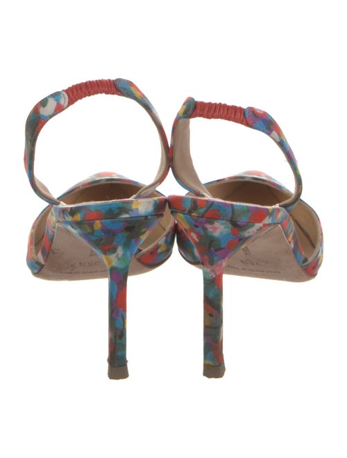 Manolo Blahnik Printed Slingback Pumps