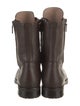 Manolo Blahnik Leather Combat Boots