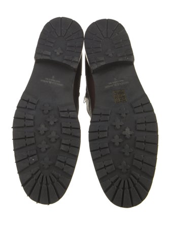 Manolo Blahnik Leather Combat Boots