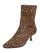 Manolo Blahnik Ponyhair Animal Print Boots